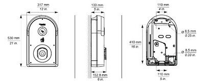 Schneider EVB3S22N4B EVlink Pro AC Wallbox 22kW T2S-B-EV RCD/Fi