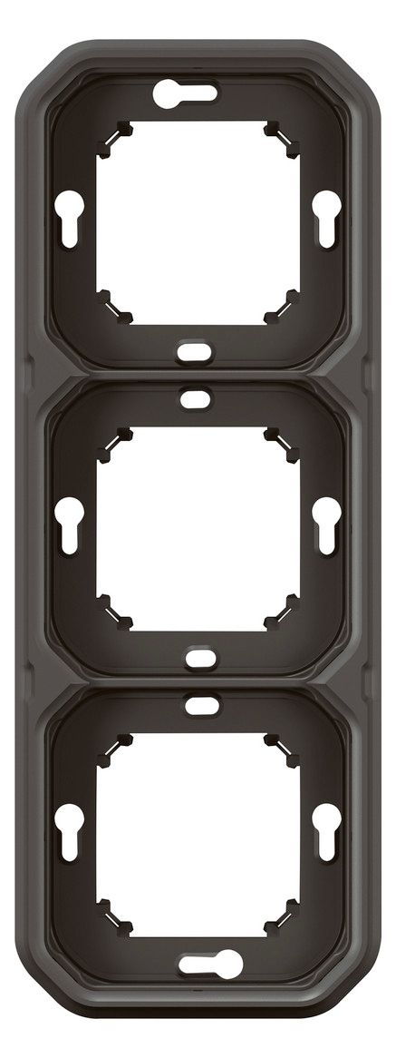 Legrand 069608L Plexo New FRUP 3f horizontal u.vertikal Tragring in der