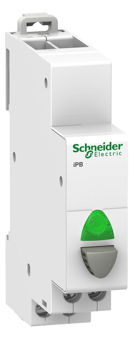 Schneider A9E18036 Drucktaster 1S LED grün 110-230VAC iPB