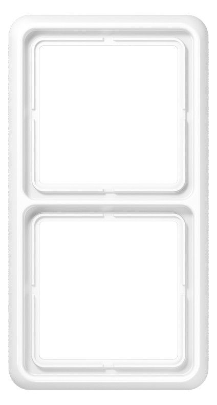 Jung CD582WW Rahmen 2fach alpinweiß