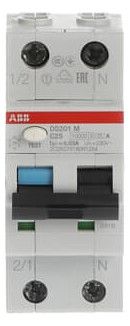 ABB DS201MA-B16/0 A30 FI/LS-Schalter 10kA 1P+N B 16A 30mA 2CSR275180R1165