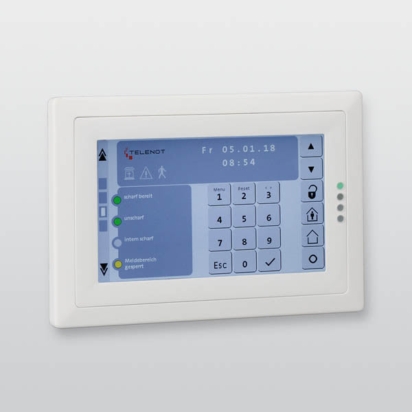 Touch-Bedienteil -Geh. weiss-