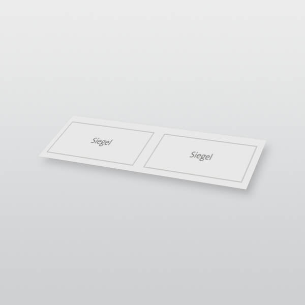 Siegelaufkleber