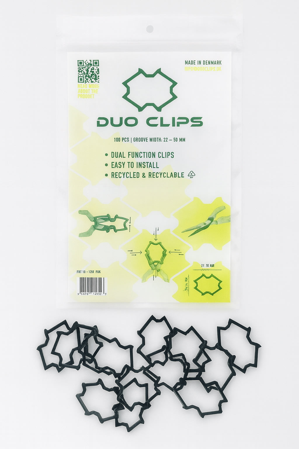 Duo Clips - Nutklemmschelle 100 Stück