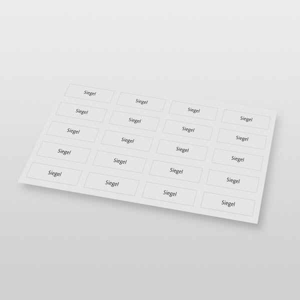 Siegelaufkleber