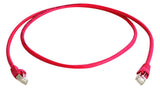 TEGA 100007966 Patchkabel S/FTP Cat.6a rot