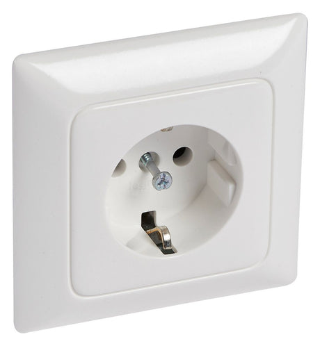 Legrand 776170 Steckdose (SL) 1-fach volle Platte Creo ultraweiß