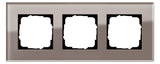GIRA 0213122 Abdeckrahmen 3fach Esprit Glas Umbra