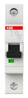 ABB S201-B10 Sicherungsautomat B-Char., 6 kA, 10A, 1P