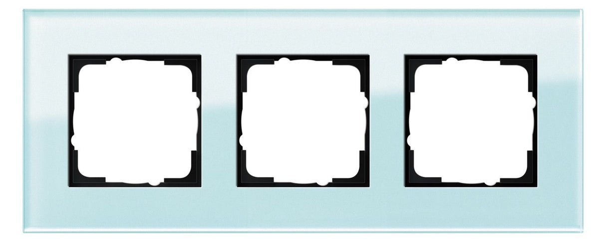 GIRA 021318 Abdeckrahmen 3fach Esprit Glas Mint
