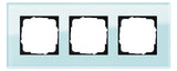 GIRA 021318 Abdeckrahmen 3fach Esprit Glas Mint