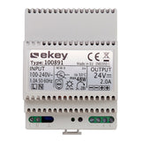 EKEY 100891 ekey NT REG 230 VAC/24 VDC/2 A Netzteil REG 4 TE