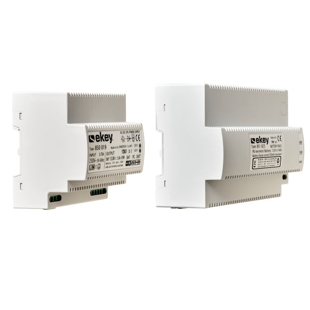 EKEY 101559 ekey USV REG 230 VAC/12 VDC/5 A + AKKU 4 Ah USV Reiheneinbau; 6TE + 9TE