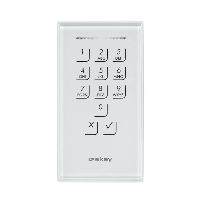EKEY 101678 ekey Dekorelement KP IN GL WE Glas Weiß