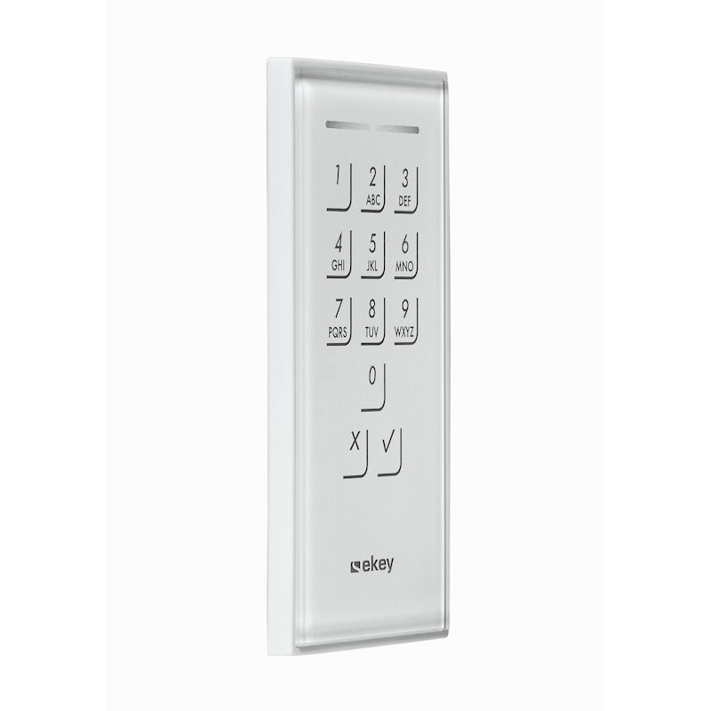 EKEY 101678 ekey Dekorelement KP IN GL WE Glas Weiß