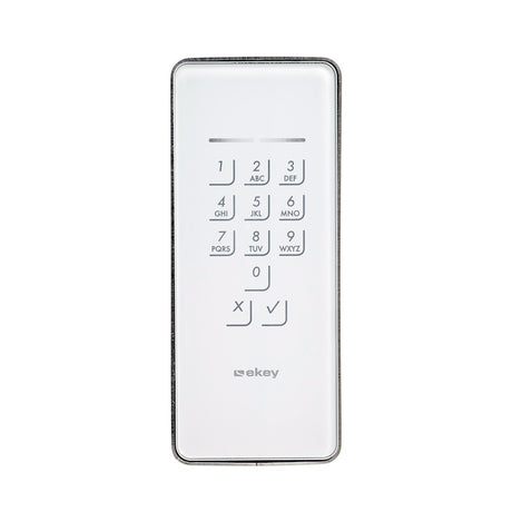EKEY 101715 ekey Montagerahmen KP IN GL WE Glas Weiß