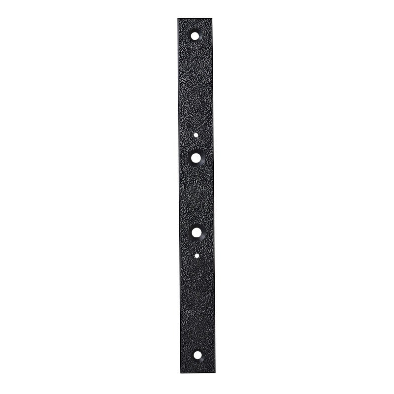 EKEY 101884 ekey Montageplatte SE micro (plus) e24 eckig 24x200x2,7mm ABS frontseitig genarbt schwarz