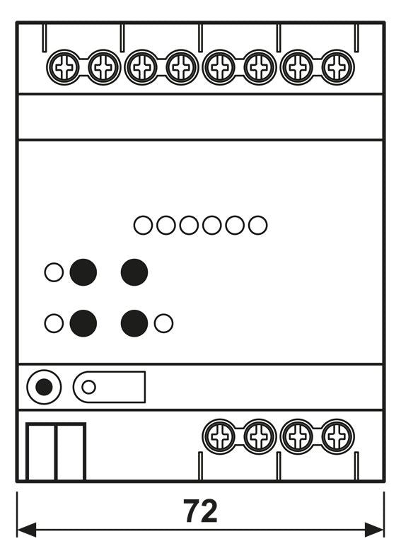 Jung 230061SR KNX Schaltaktor 6f KNX Jalousieaktor