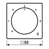Jung A1749BFANM Abdeckung f.Thermostat