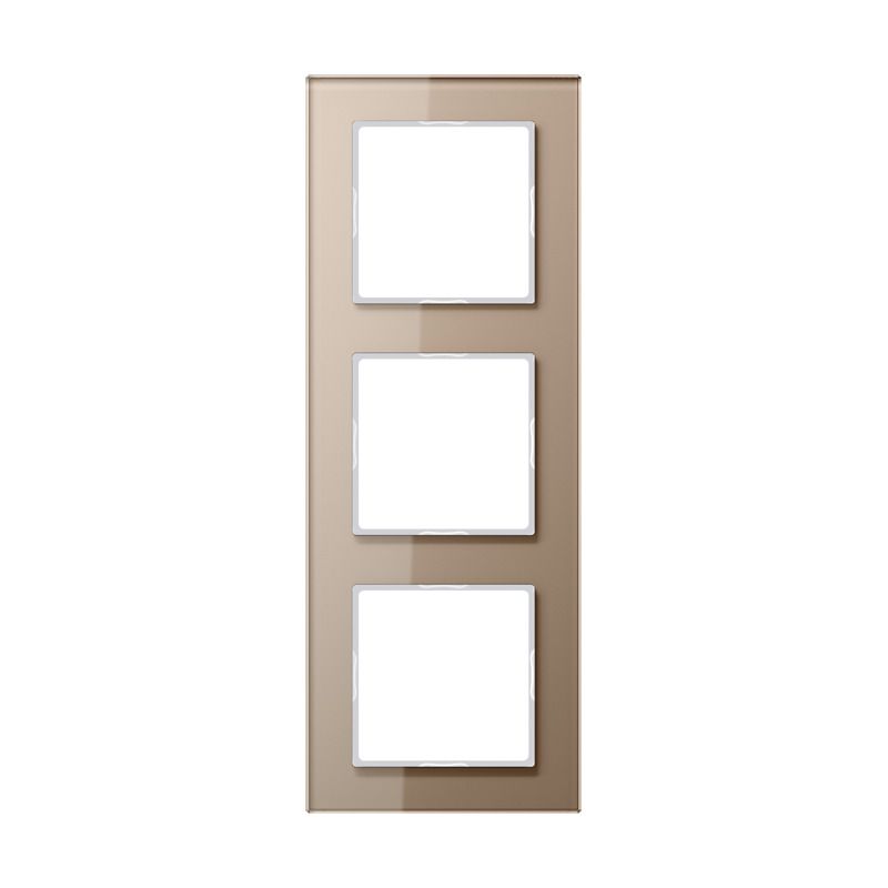 Jung AC583GLCH Glasrahmen 3fach Serie A creation champagner
