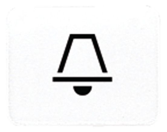 Jung 33KWW Symbol Klingel f.CD500 WG600 AP600 alpinweiß