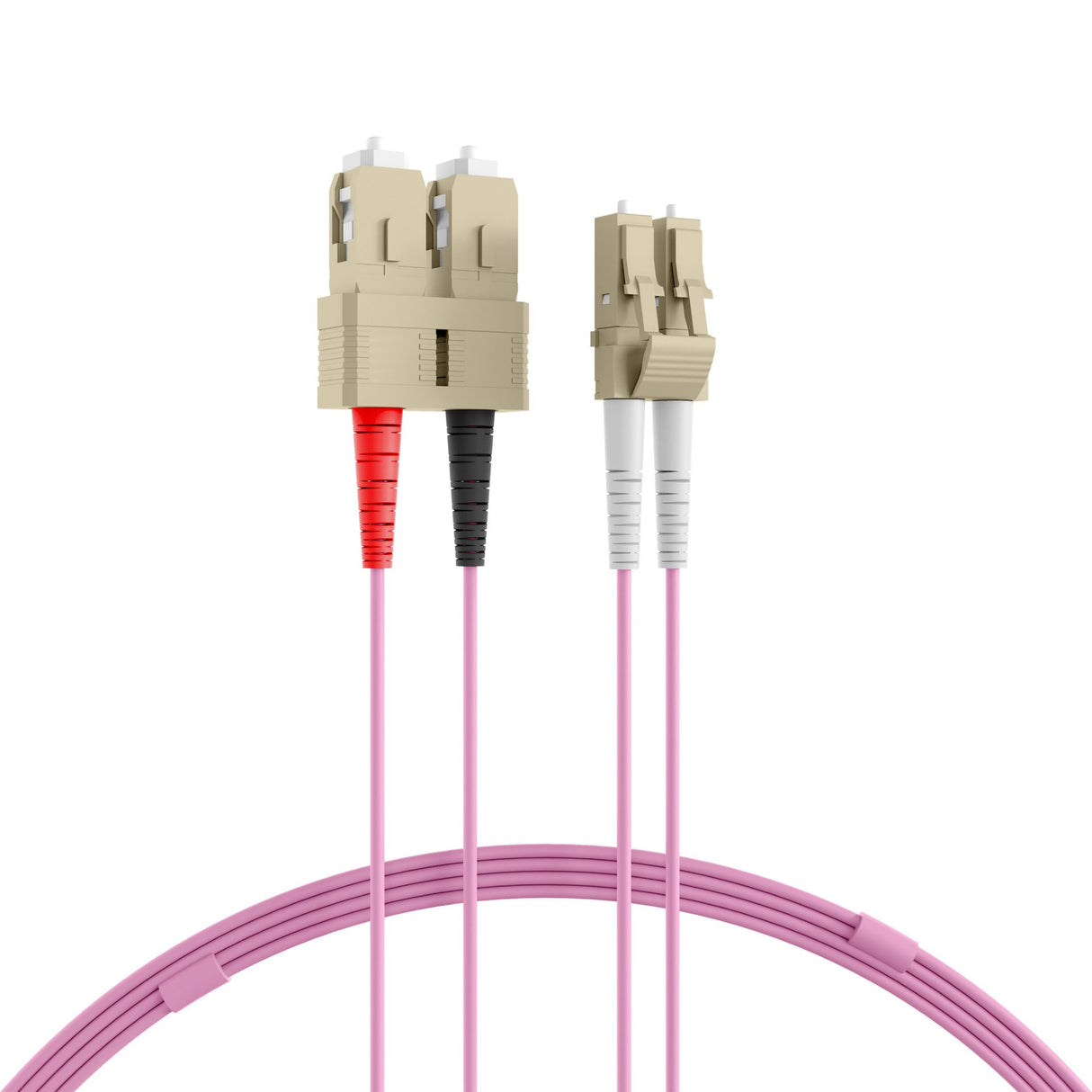 EFB O0323.2 Duplex Jumper LC-SC violett