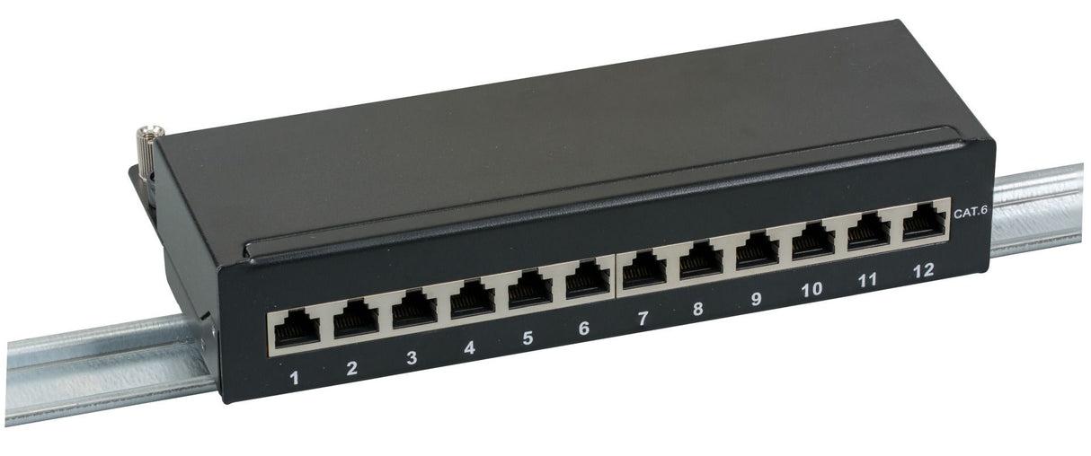 EFB 37736.12 Mini Patchpanel 12xRJ45 C6