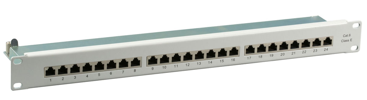 EFB 37667.1M Cat6 24P Patchpanel LSA 1HE RAL7035