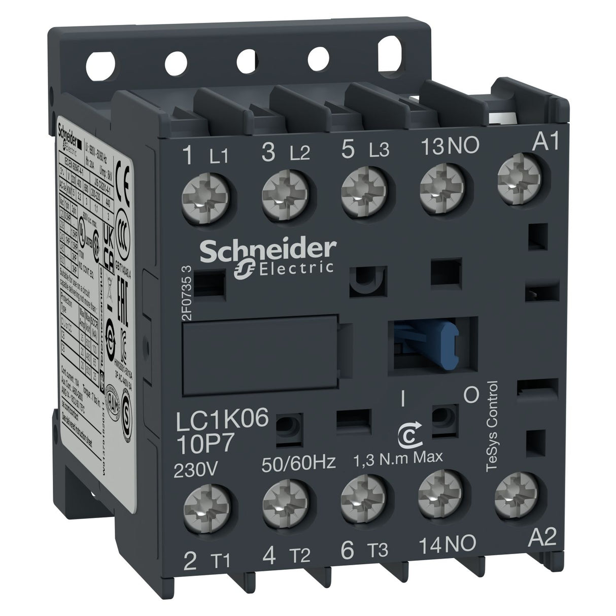 Schneider LC1K0910P7 Leistungsschütz 3p 1S 4kW 400V AC3 9A 230VAC