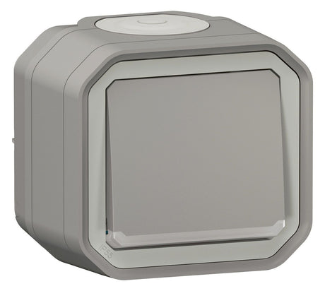 Legrand 069712L Plexo New FRAP W/m Kontroll 10 AX Steckkl.IK 08 Grau