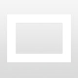 MDT VCB-10WS.04 VisuControl 10z Rahmen aus Glas Weiß