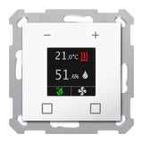 MDT SCN-RTN55S.01 Raumtemperatur- Nebenstelle Smart 55 Reinweiß glänzend