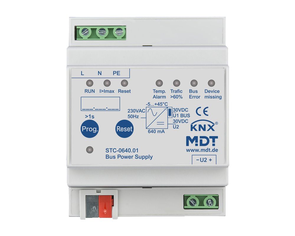 MDT STC-0640.01 Spannungsversorgung 4TE m.Diagnosefunktion REG 640mA