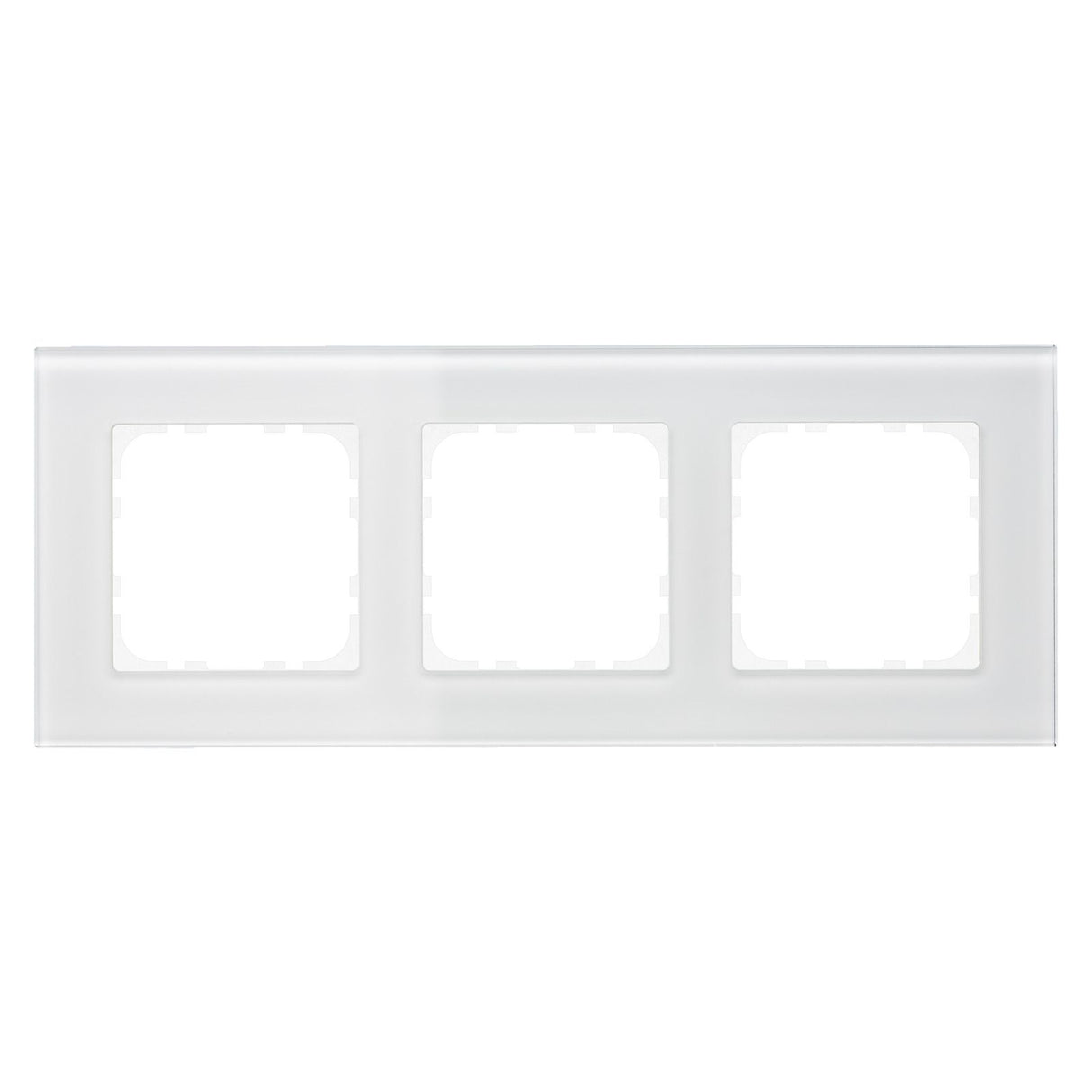 MDT BE-GTR3W.01 Glasrahmen 3fach f.55mm Programme Weiß