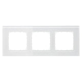 MDT BE-GTR3W.01 Glasrahmen 3fach f.55mm Programme Weiß
