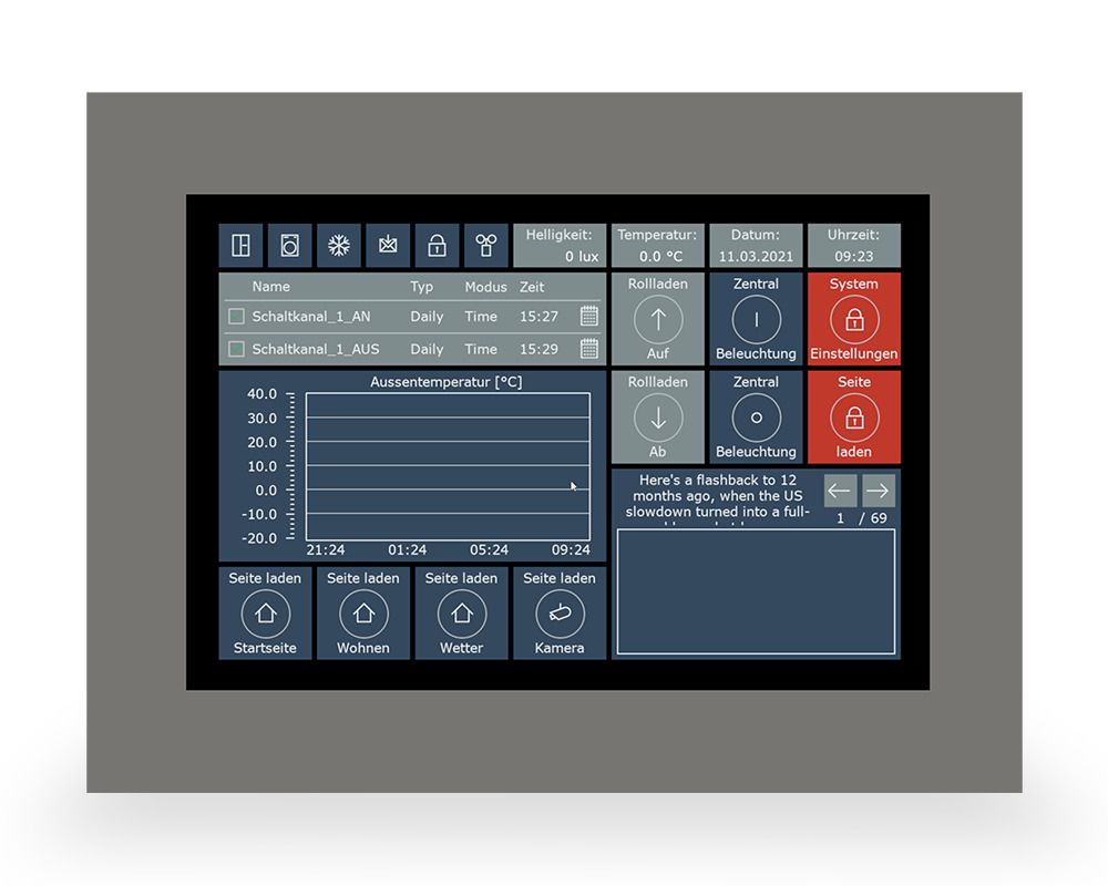 MDT VC-1001.04 VisuControl 10z/25,6cm Touchpanel
