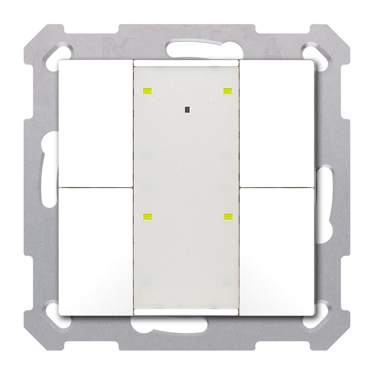 MDT BE-TA55P4.G2 Taster Plus 55 Plus 4fach Reinweiß glänzend