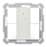 MDT BE-TA55P4.G2 Taster Plus 55 Plus 4fach Reinweiß glänzend