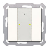 MDT RF-TA55A2.01 KNX RF+ Funk Taster Plus 2fach m.Aktor Reinweiß glänzend
