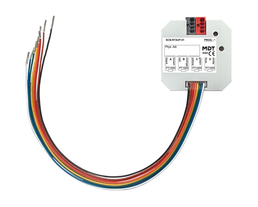 MDT SCN-RT4UP.01 Temperaturregler/Sensor 4fach UP