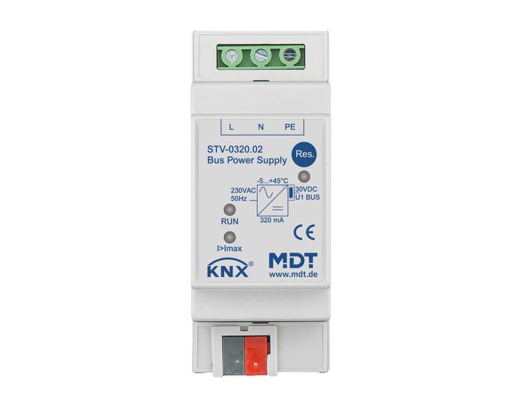 MDT STV-0320.02 Spannungsversorgung 2TE REG 320mA