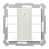 MDT BE-TA55P8.G2 Taster Plus 55 8fach Reinweiß glänzend