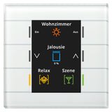 MDT BE-GT20W.02 Glastaster II Smart m.Farbdisplay Weiß