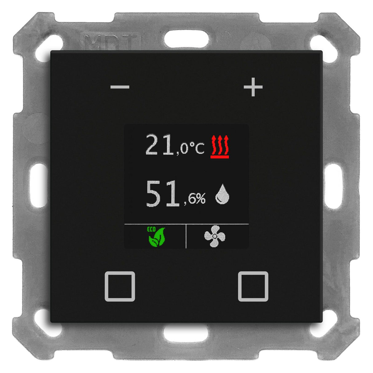 MDT SCN-RTR55S06.01 Raumtemperaturregler Smart 55 Schwarz matt