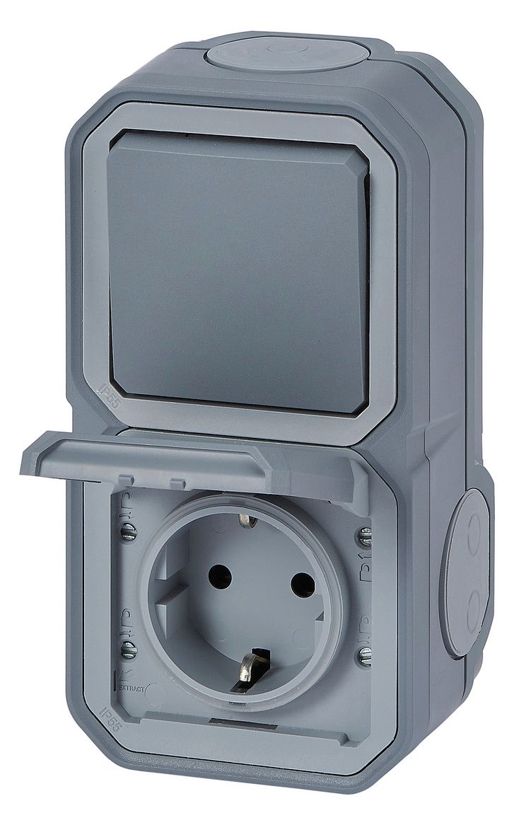 Legrand 069746L Plexo New FRAP SSDO+W/m SL,EB IP44 IK08 Grau
