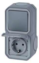 Legrand 069746L Plexo New FRAP SSDO+W/m SL,EB IP44 IK08 Grau
