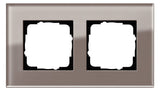GIRA 0212122 Abdeckrahmen 2fach Esprit Umbra Glas