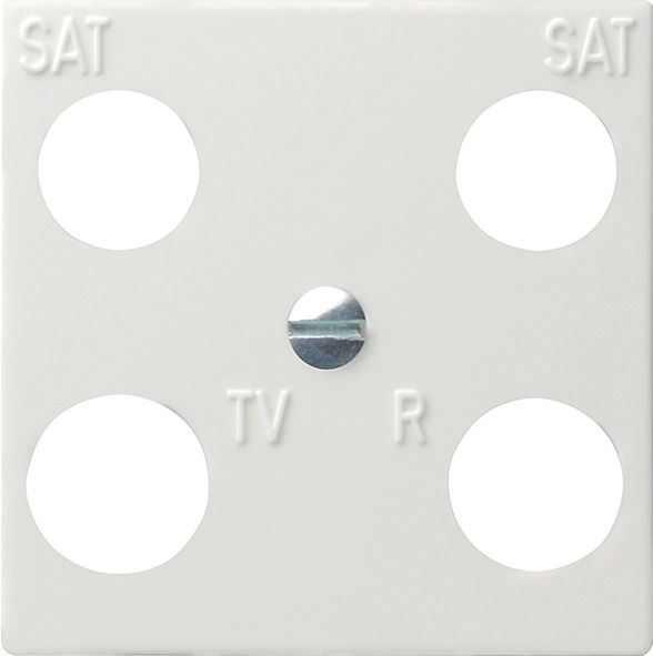 GIRA 025803 Zentralplatte 4fach
