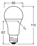 Ledvance CLASSIC A P 10W 840 FR E27 1055lm 4000K LED-Glühlampe