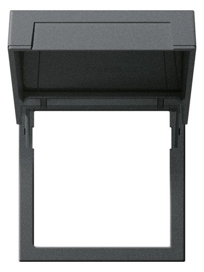 GIRA 265828 Montagerahmen Klappdeckel Anthrazit
